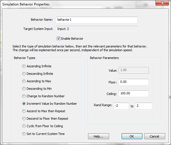 ai builder input properties dialog